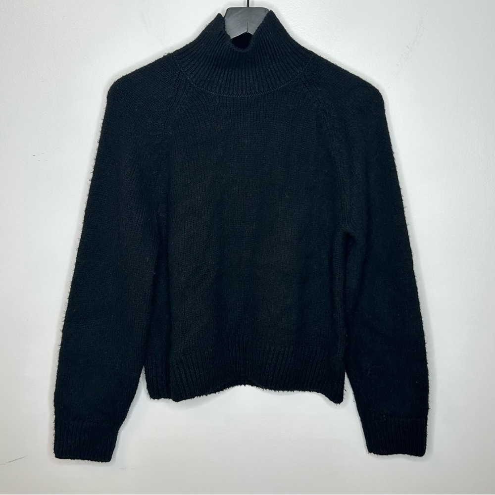 Anine Bing Charlotte Black Cashmere Blend Sweater Size L